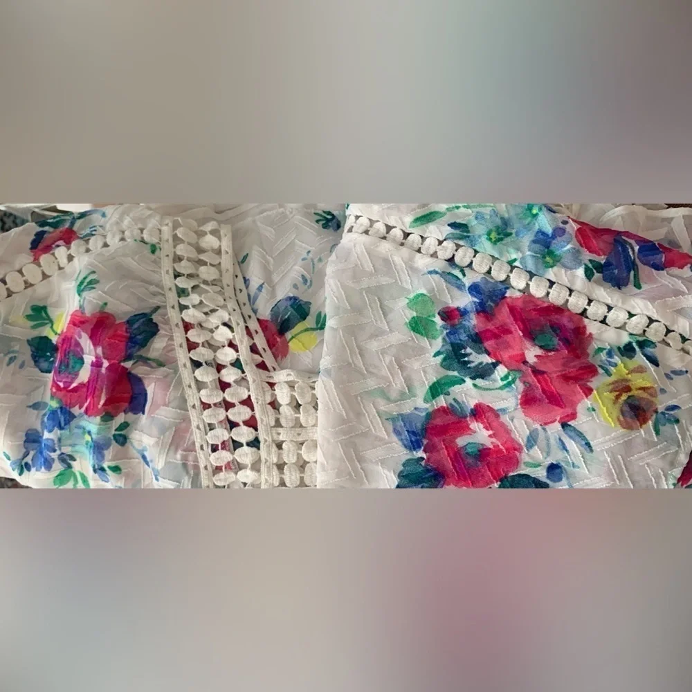 Excellent Condition, Meadow Rue/Anthropologie Flutter/Kimono Oversized Top, Sz S - Picture 12 of 12